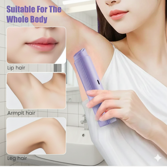 Wireless 2in1 Electric Razor Fashion Women Painless Hair Removal Rechargeable Body Trimmer Shaver