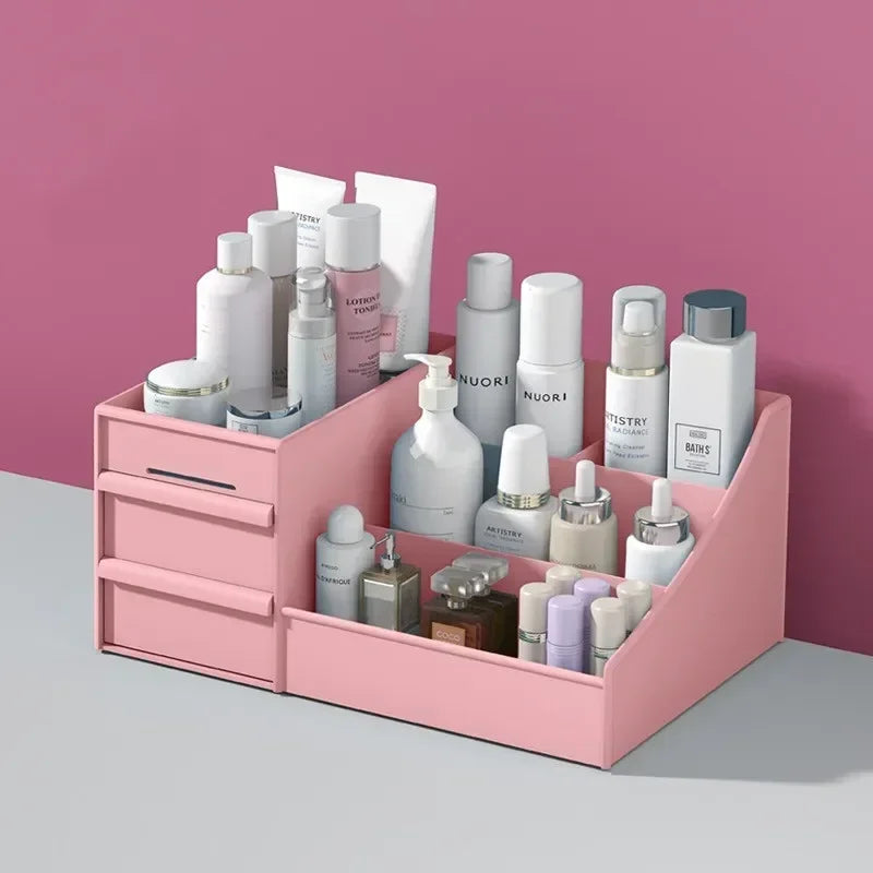 Makeup Organizer Storage Box Cosmetic Dresser Bathroom Organizer for Women Girls