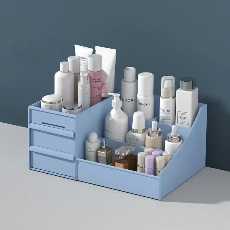 Makeup Organizer Storage Box Cosmetic Dresser Bathroom Organizer for Women Girls