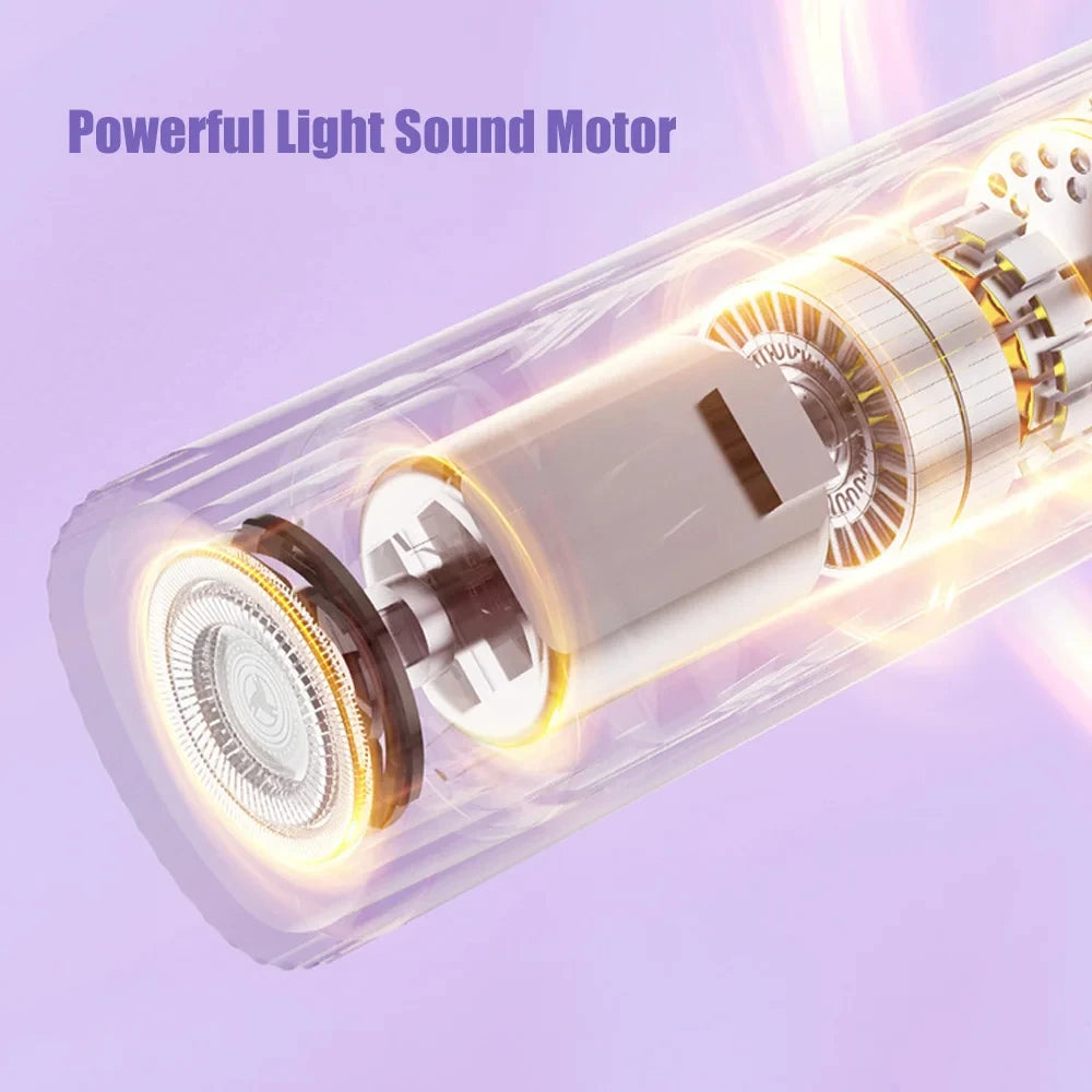 Wireless 2in1 Electric Razor Fashion Women Painless Hair Removal Rechargeable Body Trimmer Shaver