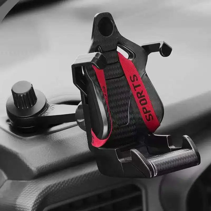 Racing Seat Design Car Phone Holder Mount Stand Suction Cup Smartphone Android & iPhone