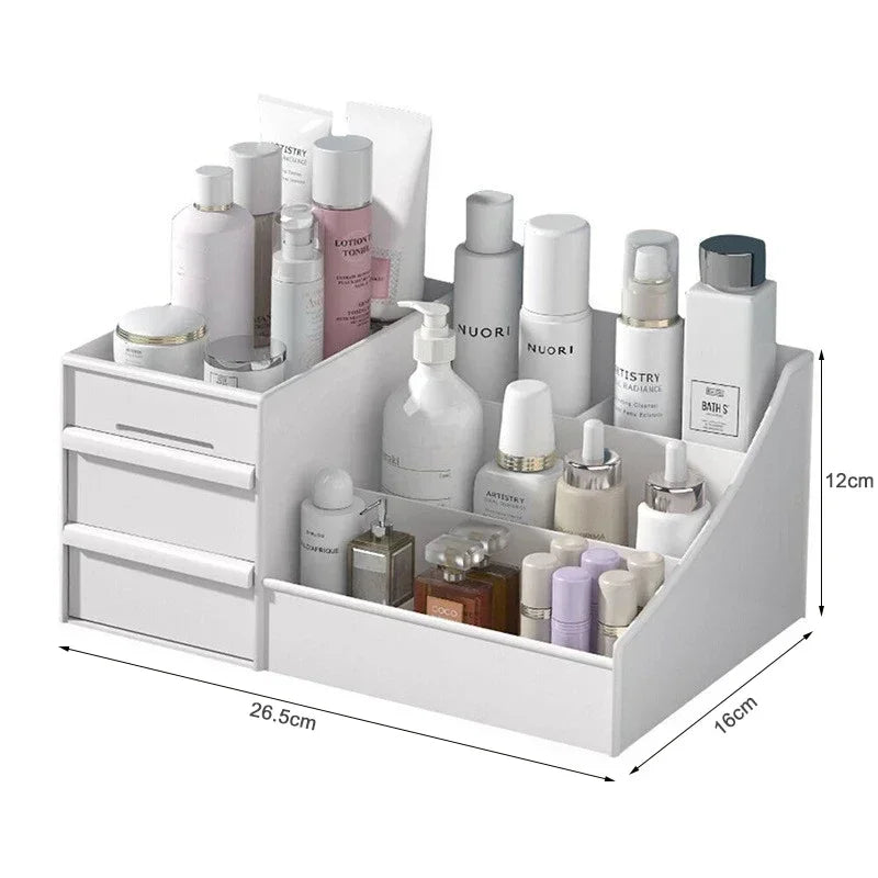 Makeup Organizer Storage Box Cosmetic Dresser Bathroom Organizer for Women Girls