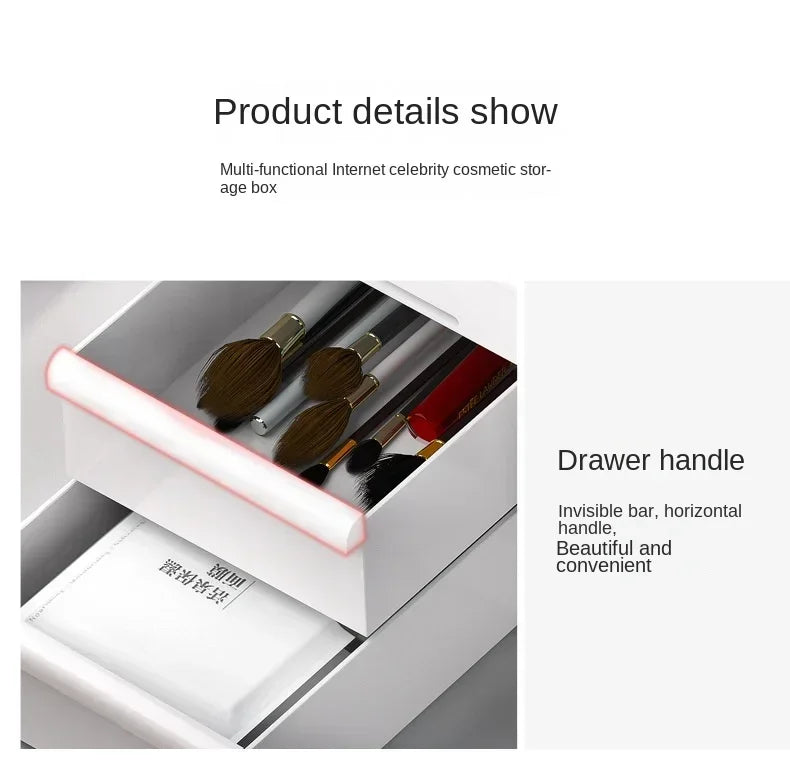 Makeup Organizer Storage Box Cosmetic Dresser Bathroom Organizer for Women Girls