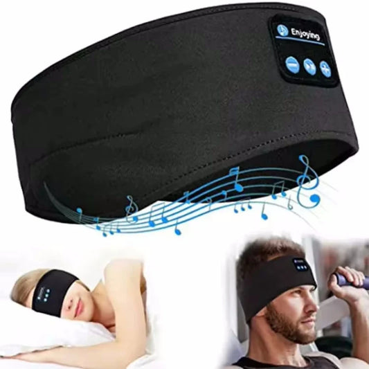 Bluetooth Sleep Headband – Wireless Headphones, Built-In Speakers, Comfortable Fabric, 10-Hour Battery Life