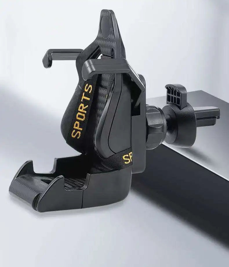 Racing Seat Design Car Phone Holder Mount Stand Suction Cup Smartphone Android & iPhone