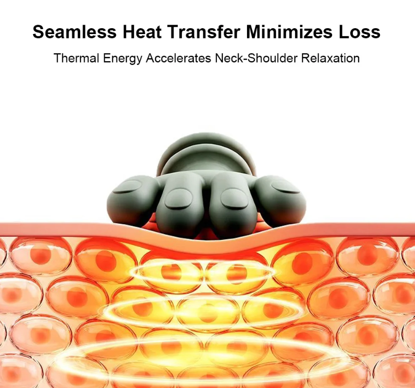 Bionic Neck Shoulder Massager Heated Fatigue Relief Relax Muscle